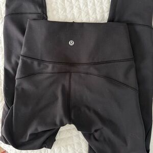 Lululemon Black Leggings, Size 4